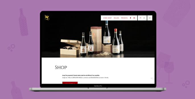 esempio e-commerce di vini