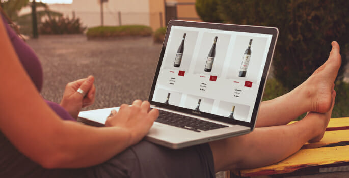 e-commerce di vini sito