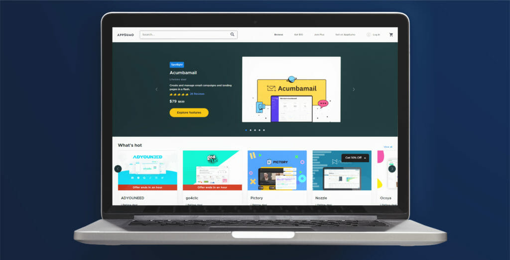 e-commerce di successo AppSumo