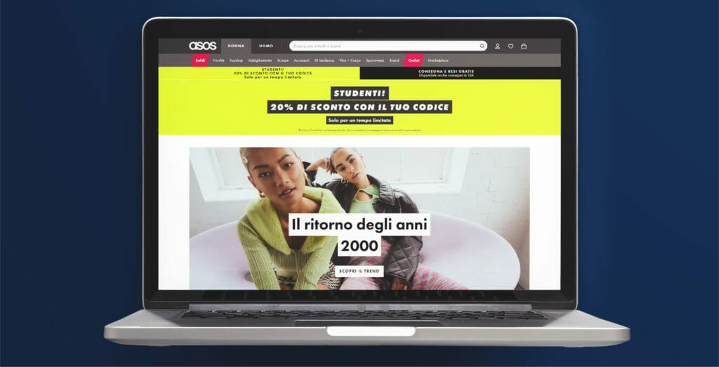 e-commerce di successo Asos