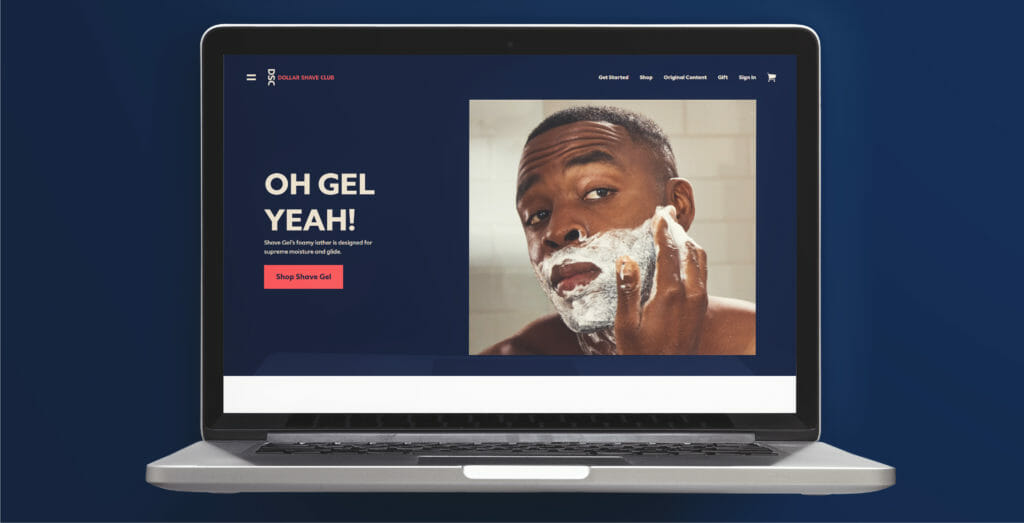 e-commerce di successo Dollar Shave Club