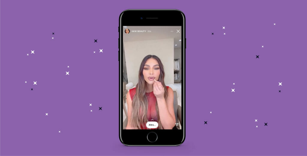 influencer promuove ecommerce cosmetici