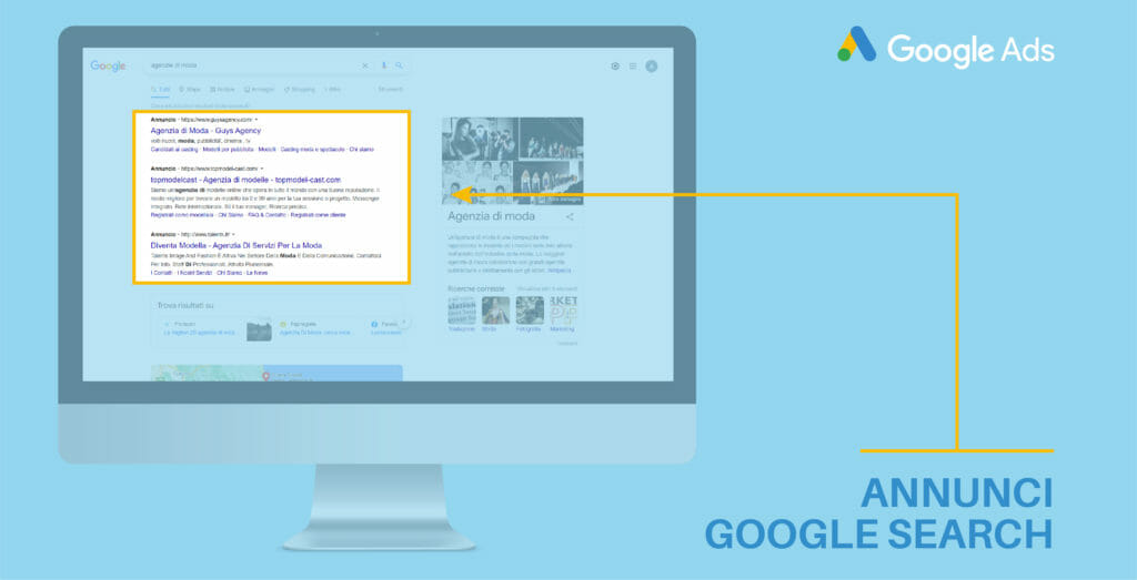 cerca annunci Google