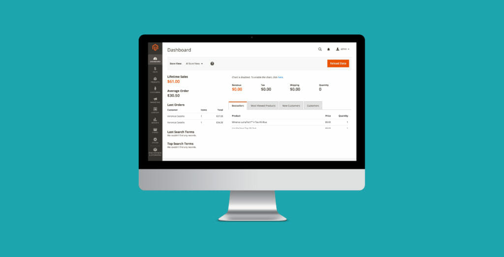 piattaforma e-commerce Magento